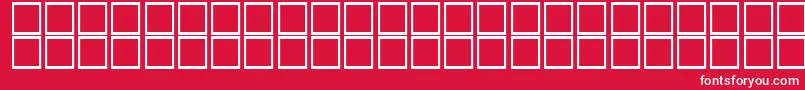 ThulthBoldItalic Font – White Fonts on Red Background
