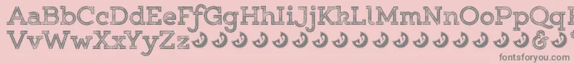 More about Gistroughuprexboldtwodemo Font Gistroughuprexboldtwodemo Font – Gray Fonts on Pink Background
