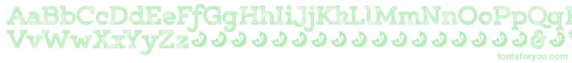 Lisätietoja Gistroughuprexboldtwodemo-fontista Gistroughuprexboldtwodemo-fontti – vihreät fontit