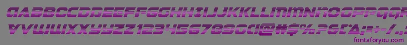 Jeebragradital Font – Purple Fonts on Gray Background