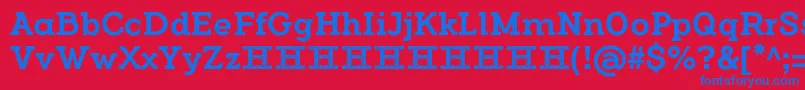 FlamanteSerifMediumFfp Font – Blue Fonts on Red Background