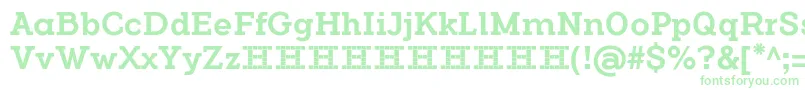 FlamanteSerifMediumFfp Font – Green Fonts on White Background