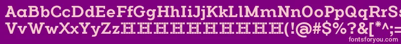 FlamanteSerifMediumFfp Font – Pink Fonts on Purple Background