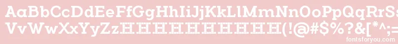 FlamanteSerifMediumFfp Font – White Fonts on Pink Background