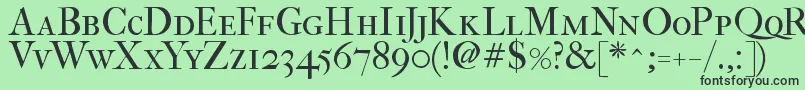 Fefcsc2 Font – Black Fonts on Green Background