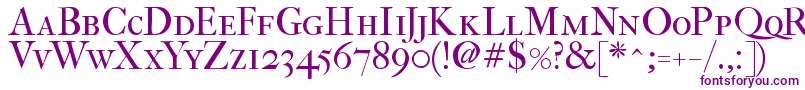 Fefcsc2 Font – Purple Fonts on White Background