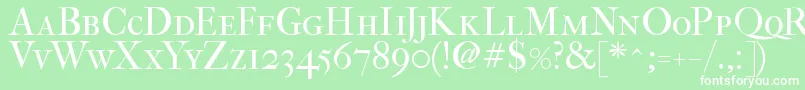 Fefcsc2 Font – White Fonts on Green Background