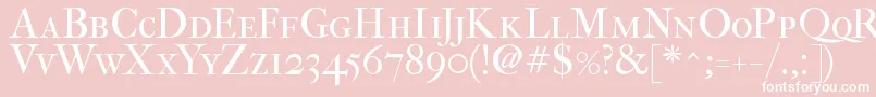 Fefcsc2 Font – White Fonts on Pink Background