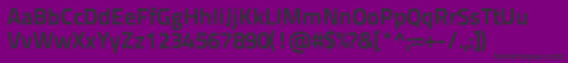 Titilliumtext22l800wt Font – Black Fonts on Purple Background