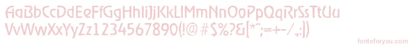 OnstageantiqueRegular Font – Pink Fonts on White Background