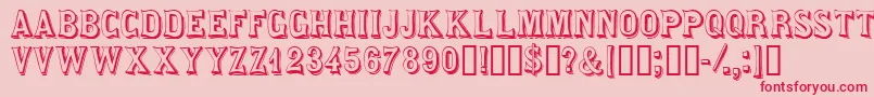 fuente Saloondisplaycapsssk – Fuentes Rojas Sobre Fondo Rosa