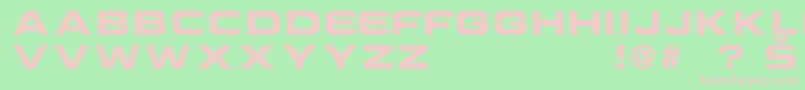 CriovisionFont Font – Pink Fonts on Green Background