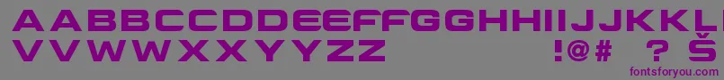 fuente CriovisionFont – Fuentes Moradas Sobre Fondo Gris