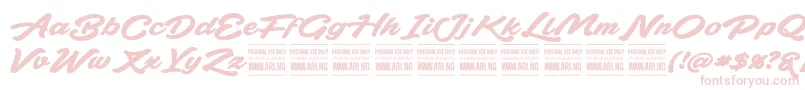 PlicataPersonalUseOnly Font – Pink Fonts