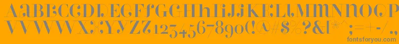 Weitere Informationen zur Perlaalternate-Schriftart Perlaalternate-Schriftart – Graue Schriften auf orangefarbenem Hintergrund