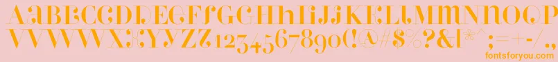 More about Perlaalternate Font Perlaalternate Font – Orange Fonts on Pink Background