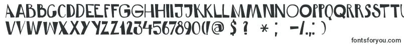 DkRumDoodle-fontti – Alkavat D:lla olevat fontit