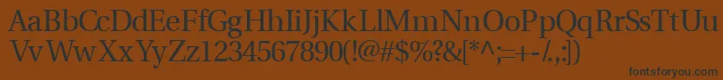 Veracityssk Font – Black Fonts on Brown Background