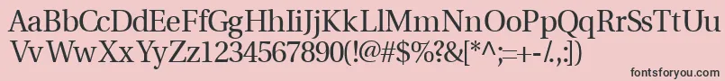 Veracityssk Font – Black Fonts on Pink Background
