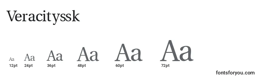 Veracityssk Font Sizes