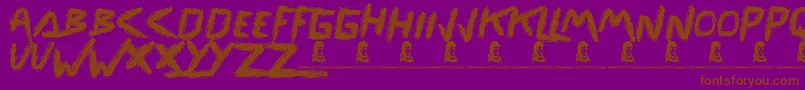More about Renegades Font Renegades Font – Brown Fonts on Purple Background