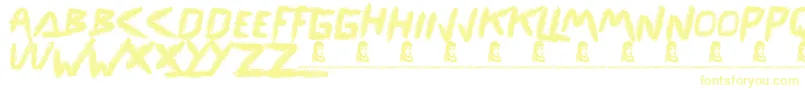 フォントRenegades – 黄色のフォント