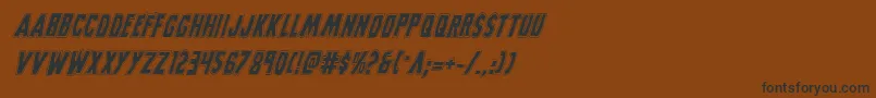 More about Grimghostcollegeital Font Grimghostcollegeital Font – Black Fonts on Brown Background