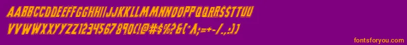 More about Grimghostcollegeital Font Grimghostcollegeital Font – Orange Fonts on Purple Background