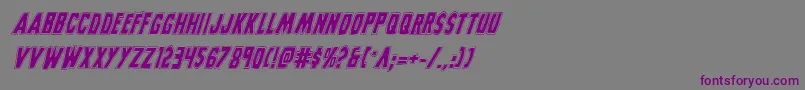 More about Grimghostcollegeital Font Grimghostcollegeital Font – Purple Fonts on Gray Background