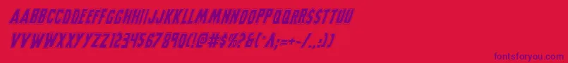 More about Grimghostcollegeital Font Grimghostcollegeital Font – Purple Fonts on Red Background