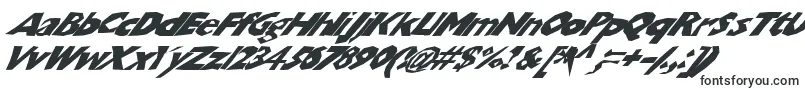 Шрифт Chunkoblockoslantedwild – шрифты для Adobe Illustrator