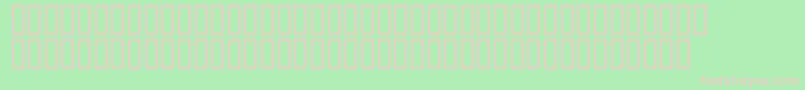AConceptotitulnrcm Font – Pink Fonts on Green Background