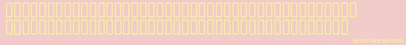 AConceptotitulnrcm Font – Yellow Fonts on Pink Background