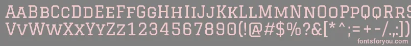 fuente GraduateRegular – Fuentes Rosadas Sobre Fondo Gris