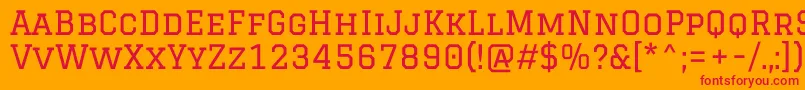 More about GraduateRegular Font GraduateRegular Font – Red Fonts on Orange Background