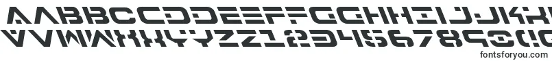 Шрифт 7thServiceLeftalic – научно-фантастические шрифты