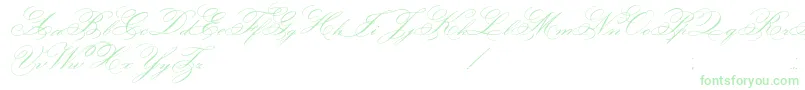 FaceOfYesterday Font – Green Fonts on White Background