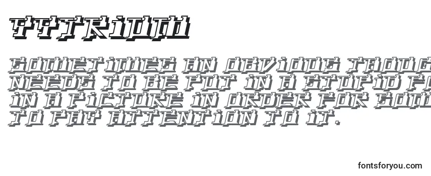 Шрифт Yytrium