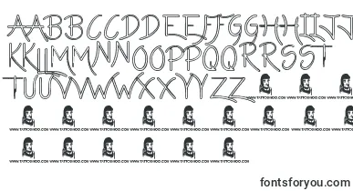 LazyGirlsHollow font – Fonts for Manga