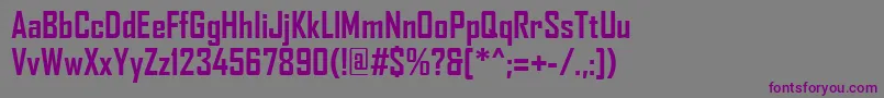 fuente AgencyFbРџРѕР»СѓР¶РёСЂРЅС‹Р№ – Fuentes Moradas Sobre Fondo Gris