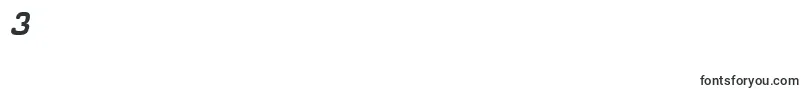 SchnaubeltItalic Font – Fonts for Digit 3
