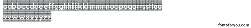 Шрифт BarredOut – английские шрифты