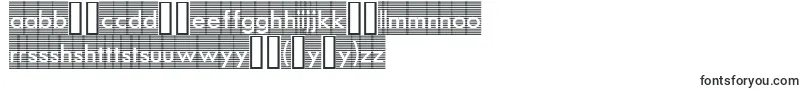 BarredOut-fontti – hausan fontit