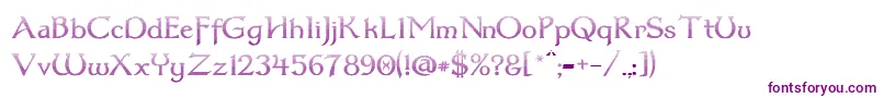 Dum3cud Font – Purple Fonts on White Background