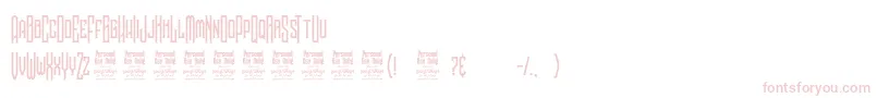 NoggovosoPersonalUse Font – Pink Fonts on White Background