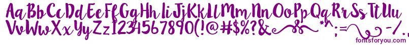 Lillybelle Font – Purple Fonts