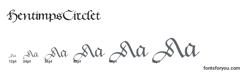 HentimpsCirclet Font Sizes
