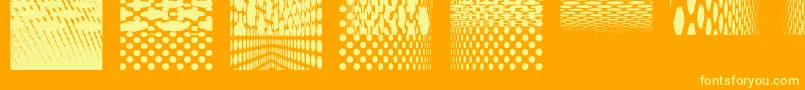 More about Kleinkarpets1 Font Kleinkarpets1 Font – Yellow Fonts on Orange Background