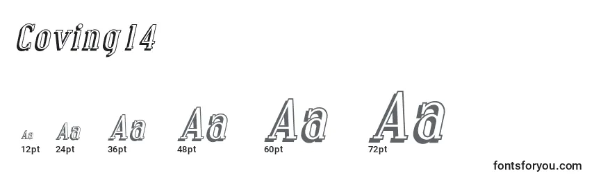 Coving14 Font Sizes