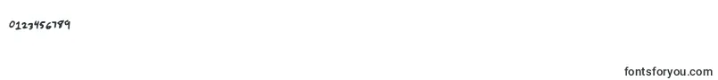 Cantreach-Schriftart – Schriften für Zahlen und Nummern